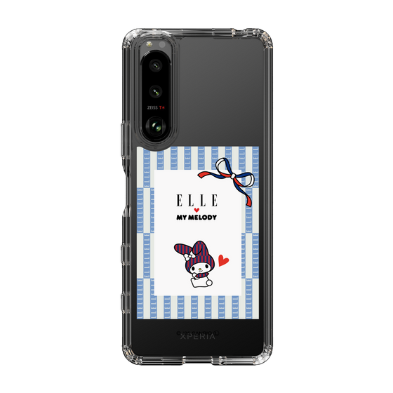 スリムプロテクションケース［ ELLE×マイメロディ＆クロミ - トリコロールカラーグラフィック7 ］