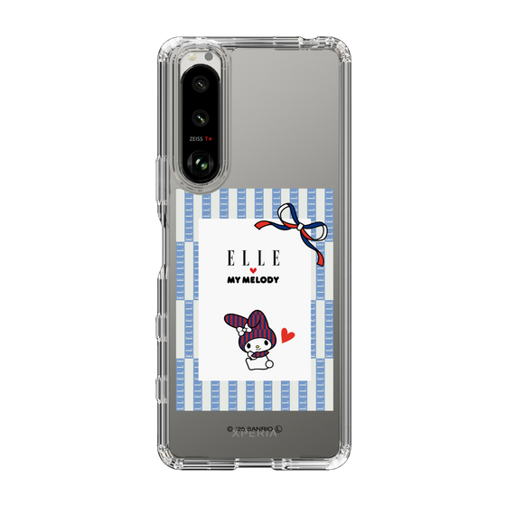 スリムプロテクションケース［ ELLE×マイメロディ＆クロミ - トリコロールカラーグラフィック7 ］