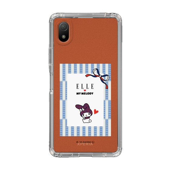 スリムプロテクションケース［ ELLE×マイメロディ＆クロミ - トリコロールカラーグラフィック7 ］