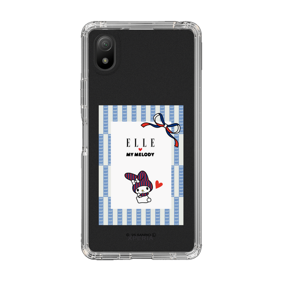 スリムプロテクションケース［ ELLE×マイメロディ＆クロミ - トリコロールカラーグラフィック7 ］