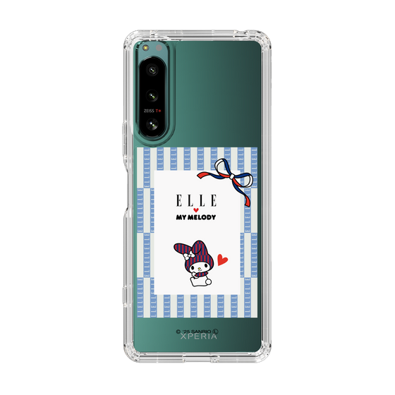 スリムプロテクションケース［ ELLE×マイメロディ＆クロミ - トリコロールカラーグラフィック7 ］