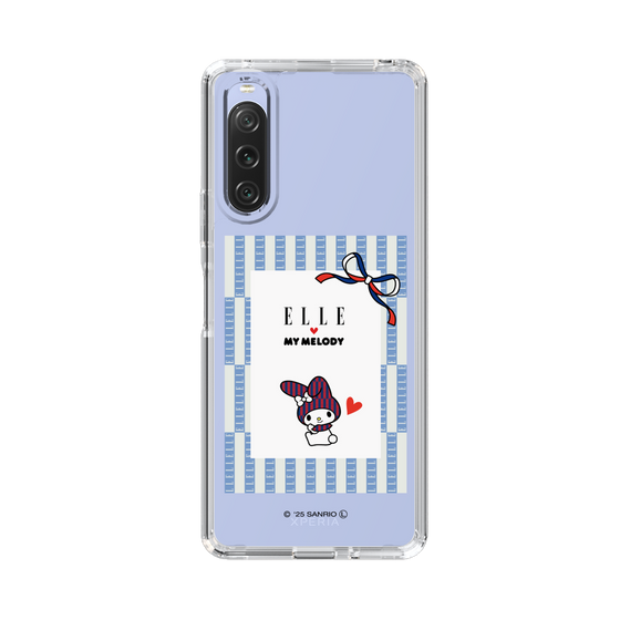 スリムプロテクションケース［ ELLE×マイメロディ＆クロミ - トリコロールカラーグラフィック7 ］
