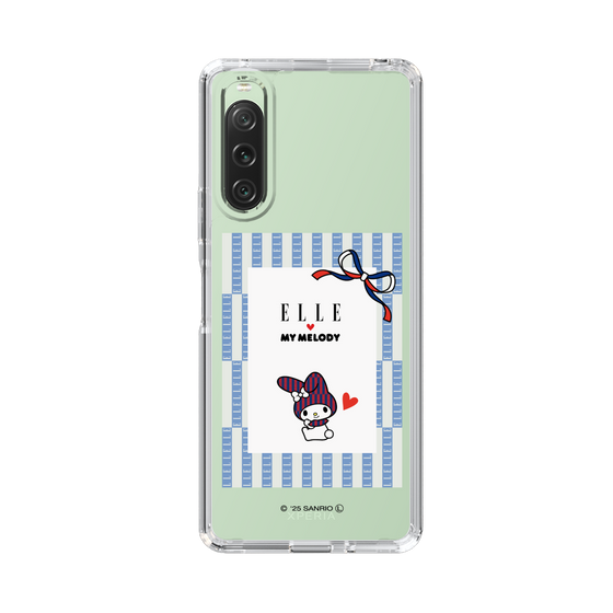 スリムプロテクションケース［ ELLE×マイメロディ＆クロミ - トリコロールカラーグラフィック7 ］