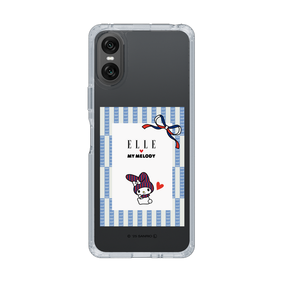 スリムプロテクションケース［ ELLE×マイメロディ＆クロミ - トリコロールカラーグラフィック7 ］