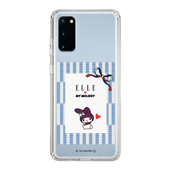スリムプロテクションケース［ ELLE×マイメロディ＆クロミ - トリコロールカラーグラフィック7 ］