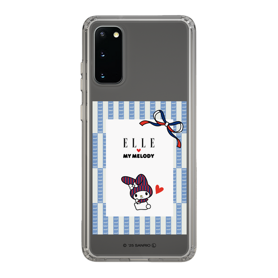 スリムプロテクションケース［ ELLE×マイメロディ＆クロミ - トリコロールカラーグラフィック7 ］