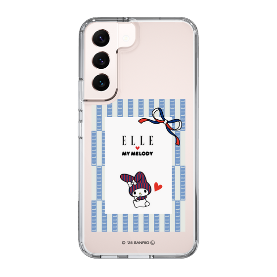 スリムプロテクションケース［ ELLE×マイメロディ＆クロミ - トリコロールカラーグラフィック7 ］