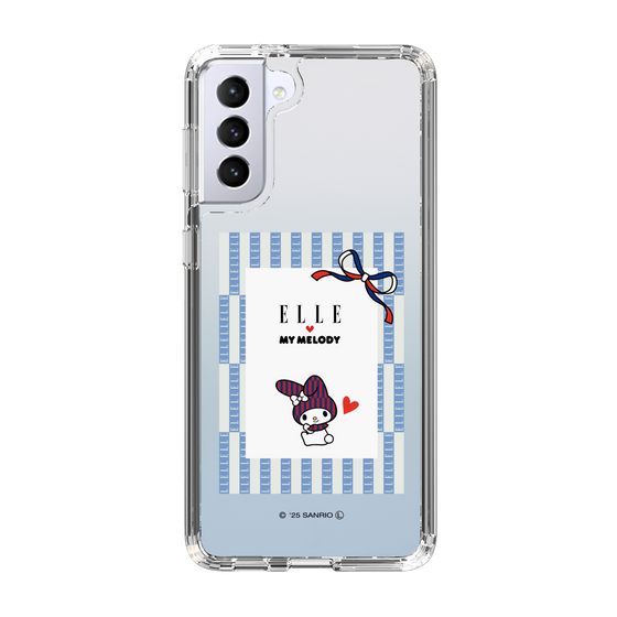 スリムプロテクションケース［ ELLE×マイメロディ＆クロミ - トリコロールカラーグラフィック7 ］