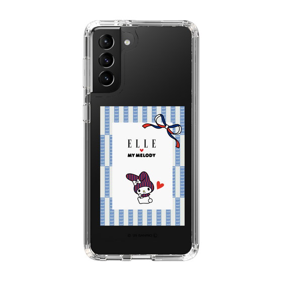 スリムプロテクションケース［ ELLE×マイメロディ＆クロミ - トリコロールカラーグラフィック7 ］