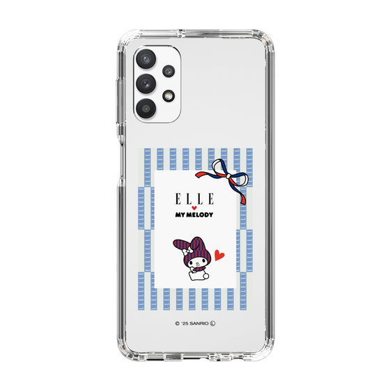 スリムプロテクションケース［ ELLE×マイメロディ＆クロミ - トリコロールカラーグラフィック7 ］