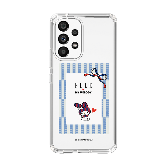 スリムプロテクションケース［ ELLE×マイメロディ＆クロミ - トリコロールカラーグラフィック7 ］