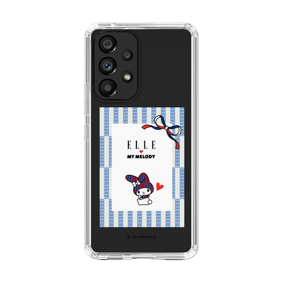 スリムプロテクションケース［ ELLE×マイメロディ＆クロミ - トリコロールカラーグラフィック7 ］
