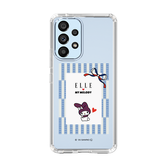 スリムプロテクションケース［ ELLE×マイメロディ＆クロミ - トリコロールカラーグラフィック7 ］