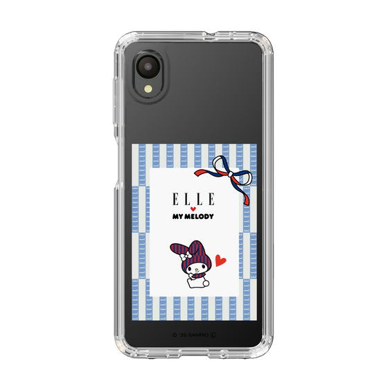 スリムプロテクションケース［ ELLE×マイメロディ＆クロミ - トリコロールカラーグラフィック7 ］