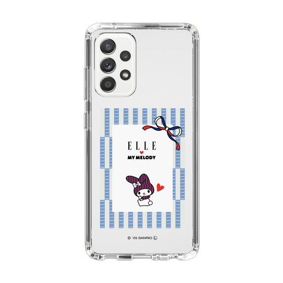 スリムプロテクションケース［ ELLE×マイメロディ＆クロミ - トリコロールカラーグラフィック7 ］
