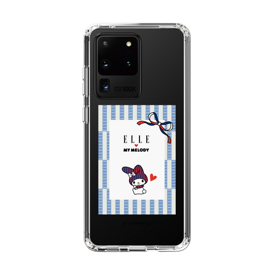 スリムプロテクションケース［ ELLE×マイメロディ＆クロミ - トリコロールカラーグラフィック7 ］