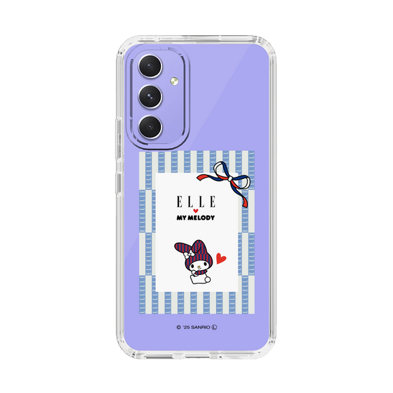 スリムプロテクションケース［ ELLE×マイメロディ＆クロミ - トリコロールカラーグラフィック7 ］