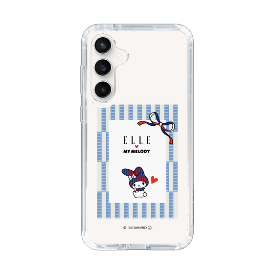 スリムプロテクションケース［ ELLE×マイメロディ＆クロミ - トリコロールカラーグラフィック7 ］