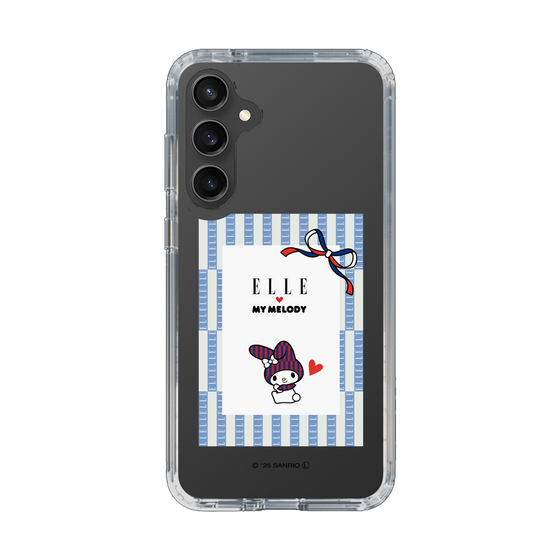 スリムプロテクションケース［ ELLE×マイメロディ＆クロミ - トリコロールカラーグラフィック7 ］