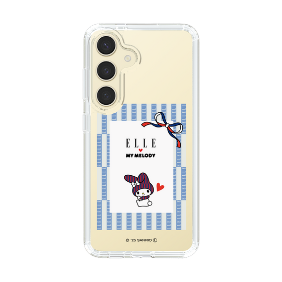 スリムプロテクションケース［ ELLE×マイメロディ＆クロミ - トリコロールカラーグラフィック7 ］