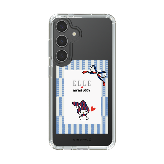 スリムプロテクションケース［ ELLE×マイメロディ＆クロミ - トリコロールカラーグラフィック7 ］