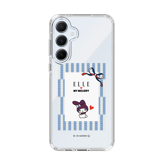 スリムプロテクションケース［ ELLE×マイメロディ＆クロミ - トリコロールカラーグラフィック7 ］