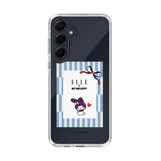 スリムプロテクションケース［ ELLE×マイメロディ＆クロミ - トリコロールカラーグラフィック7 ］