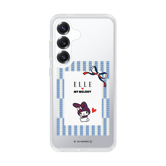 スリムプロテクションケース［ ELLE×マイメロディ＆クロミ - トリコロールカラーグラフィック7 ］