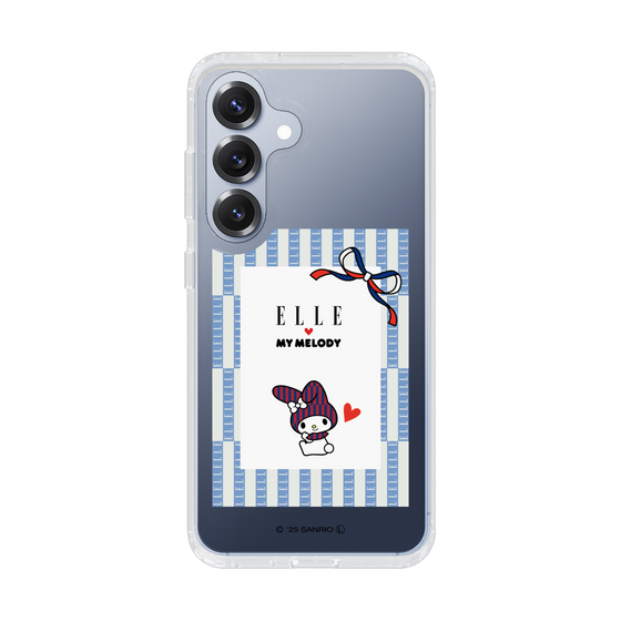 スリムプロテクションケース［ ELLE×マイメロディ＆クロミ - トリコロールカラーグラフィック7 ］