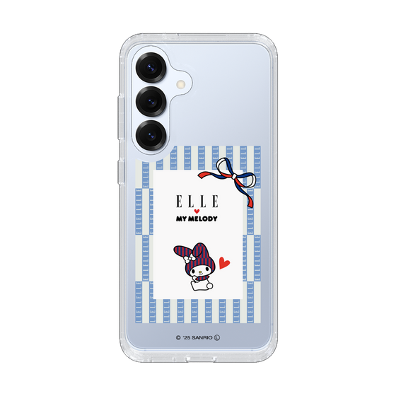 スリムプロテクションケース［ ELLE×マイメロディ＆クロミ - トリコロールカラーグラフィック7 ］