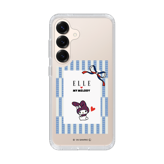 スリムプロテクションケース［ ELLE×マイメロディ＆クロミ - トリコロールカラーグラフィック7 ］