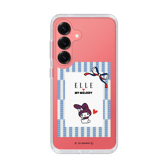 スリムプロテクションケース［ ELLE×マイメロディ＆クロミ - トリコロールカラーグラフィック7 ］