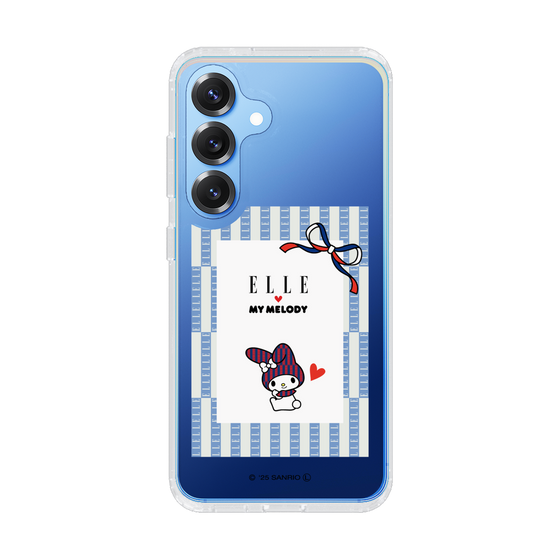 スリムプロテクションケース［ ELLE×マイメロディ＆クロミ - トリコロールカラーグラフィック7 ］