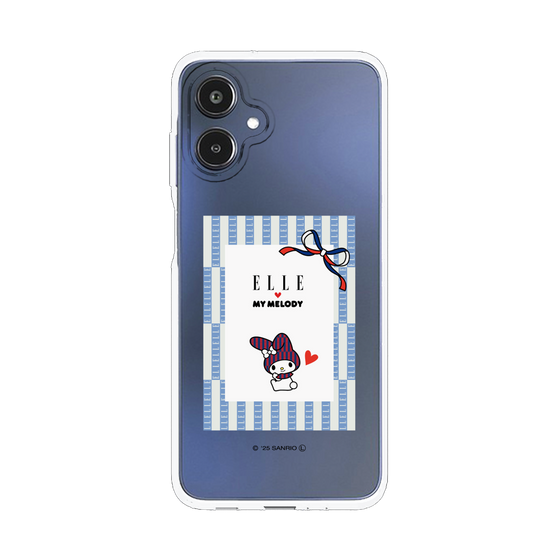 スリムプロテクションケース［ ELLE×マイメロディ＆クロミ - トリコロールカラーグラフィック7 ］
