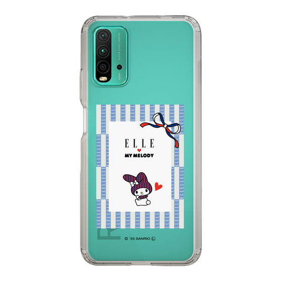 スリムプロテクションケース［ ELLE×マイメロディ＆クロミ - トリコロールカラーグラフィック7 ］