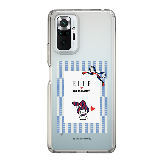 スリムプロテクションケース［ ELLE×マイメロディ＆クロミ - トリコロールカラーグラフィック7 ］