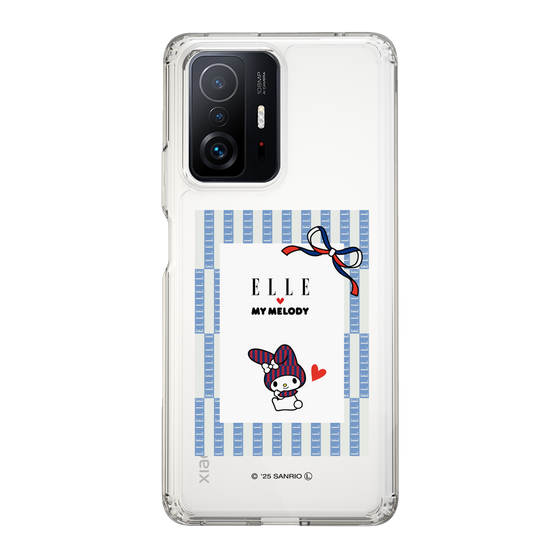 スリムプロテクションケース［ ELLE×マイメロディ＆クロミ - トリコロールカラーグラフィック7 ］