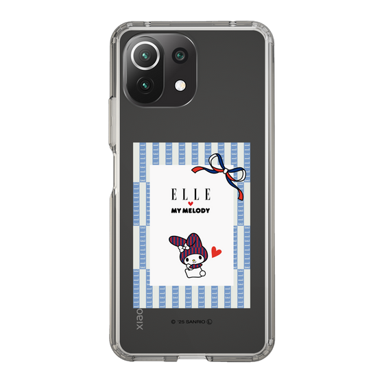スリムプロテクションケース［ ELLE×マイメロディ＆クロミ - トリコロールカラーグラフィック7 ］