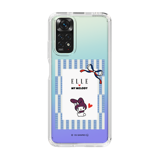 スリムプロテクションケース［ ELLE×マイメロディ＆クロミ - トリコロールカラーグラフィック7 ］