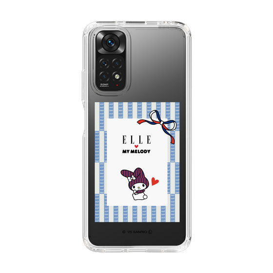 スリムプロテクションケース［ ELLE×マイメロディ＆クロミ - トリコロールカラーグラフィック7 ］