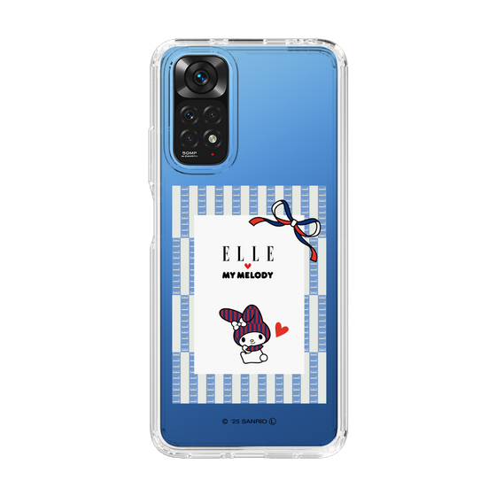 スリムプロテクションケース［ ELLE×マイメロディ＆クロミ - トリコロールカラーグラフィック7 ］
