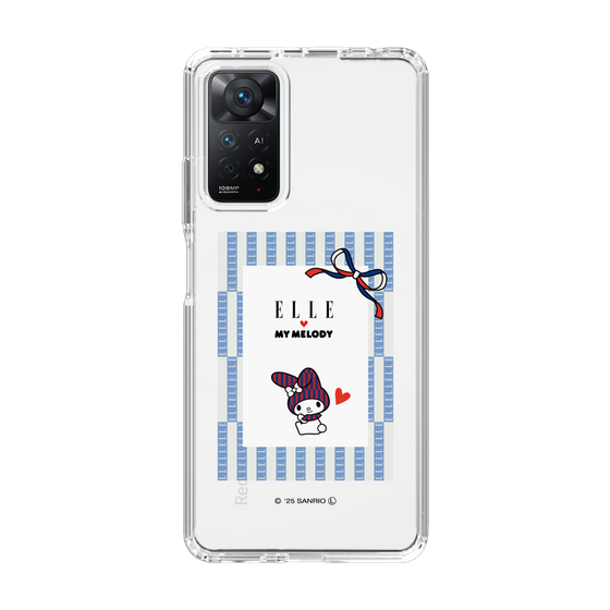 スリムプロテクションケース［ ELLE×マイメロディ＆クロミ - トリコロールカラーグラフィック7 ］