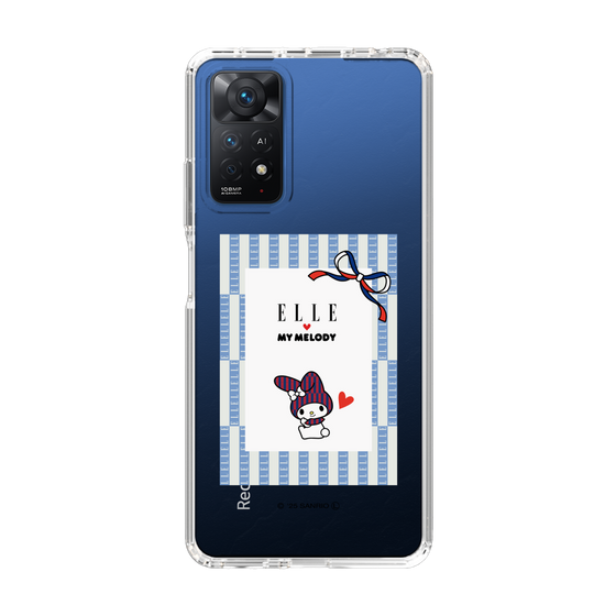 スリムプロテクションケース［ ELLE×マイメロディ＆クロミ - トリコロールカラーグラフィック7 ］