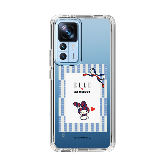 スリムプロテクションケース［ ELLE×マイメロディ＆クロミ - トリコロールカラーグラフィック7 ］
