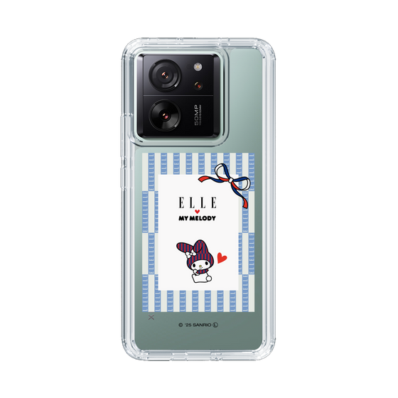 スリムプロテクションケース［ ELLE×マイメロディ＆クロミ - トリコロールカラーグラフィック7 ］