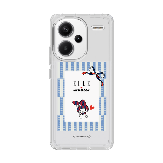 スリムプロテクションケース［ ELLE×マイメロディ＆クロミ - トリコロールカラーグラフィック7 ］