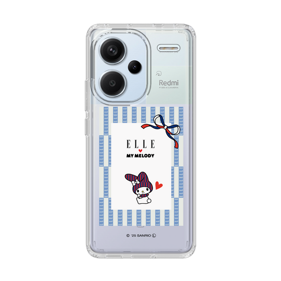 スリムプロテクションケース［ ELLE×マイメロディ＆クロミ - トリコロールカラーグラフィック7 ］