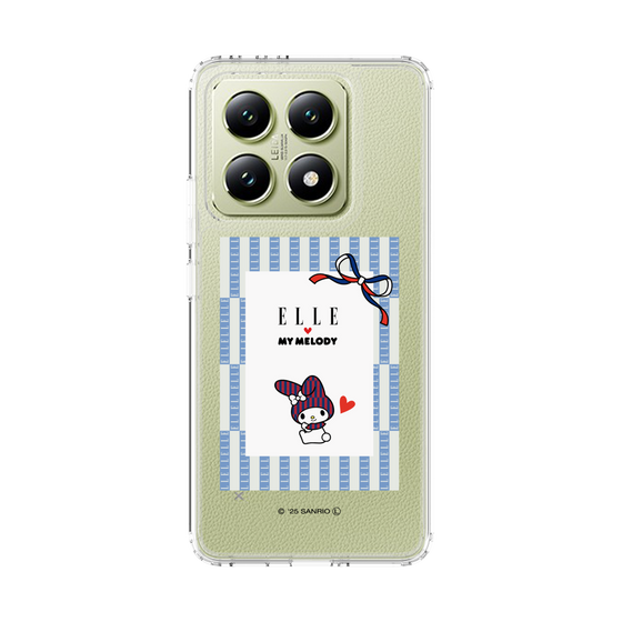 スリムプロテクションケース［ ELLE×マイメロディ＆クロミ - トリコロールカラーグラフィック7 ］