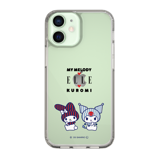 スリムプロテクションケース［ ELLE×マイメロディ＆クロミ - トリコロールカラーグラフィック8 ］