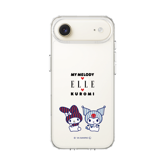 スリムプロテクションケース［ ELLE×マイメロディ＆クロミ - トリコロールカラーグラフィック8 ］
